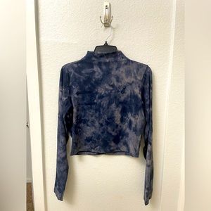 Lululemon All Aligned Mock Neck Long Sleeve Shirt Size 10 Multicolor